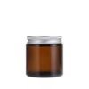 120ml Unique Candle Jars Amber Color Glass Jars For Candle Making - Aluminum Silver Cap